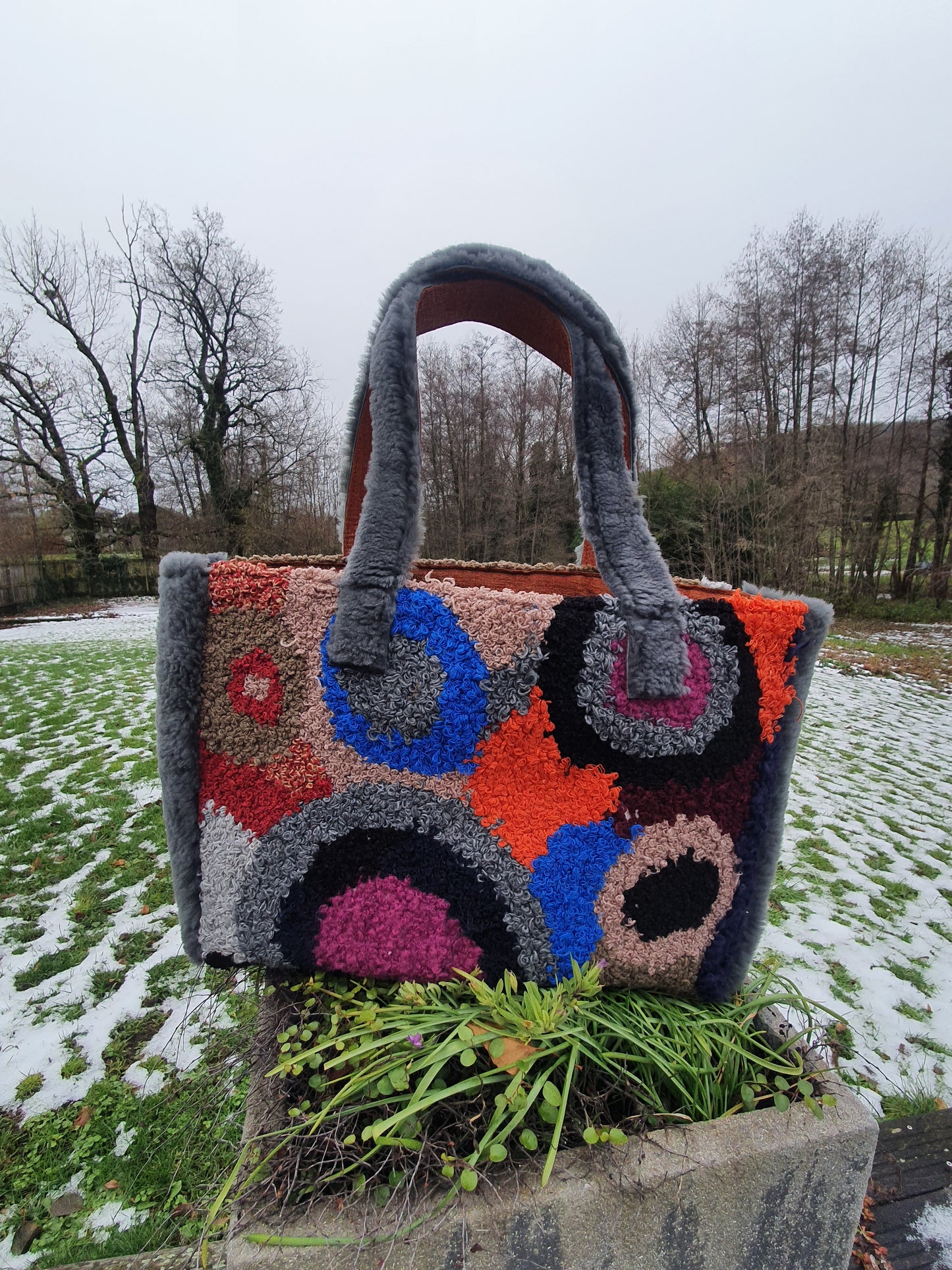 leather& fabric bags EMANUELLE