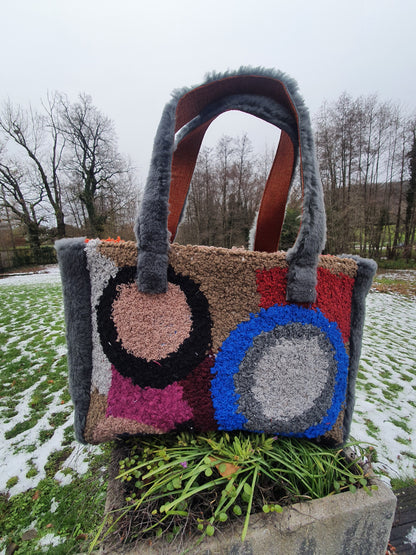 leather& fabric bags EMANUELLE