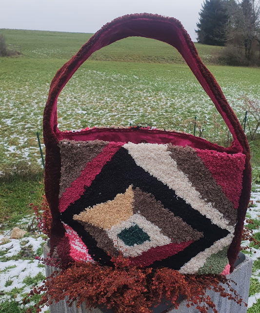 leather & fabric bags LINDA