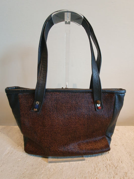 leather &fabric bags ROSITA