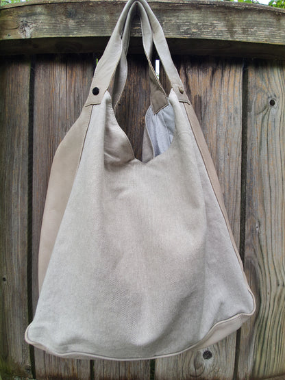 leather & fabric bags JUSTINE