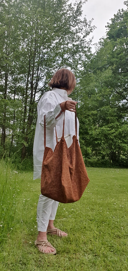 Leather & fabric bags LYNN