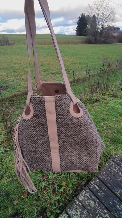 leather & fabric bags TINY